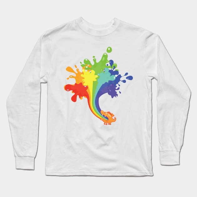 Dragon Chunks Long Sleeve T-Shirt by sparkmark